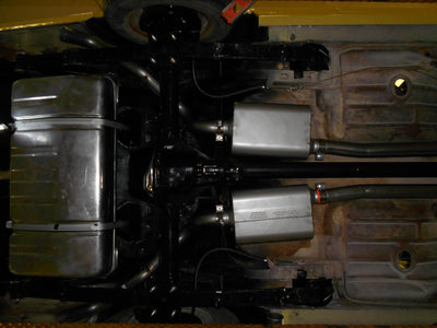 American Thunder Crossmember-Back Exhaust System<br>68 Chevy Chevy II, 69-74 Nova, 71-74 Pontiac Ventura