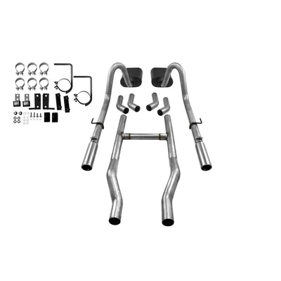 American Thunder Crossmember-Back Exhaust System<br>55-57 Chevy One-Fifty Series Two-Ten Series Bel Air