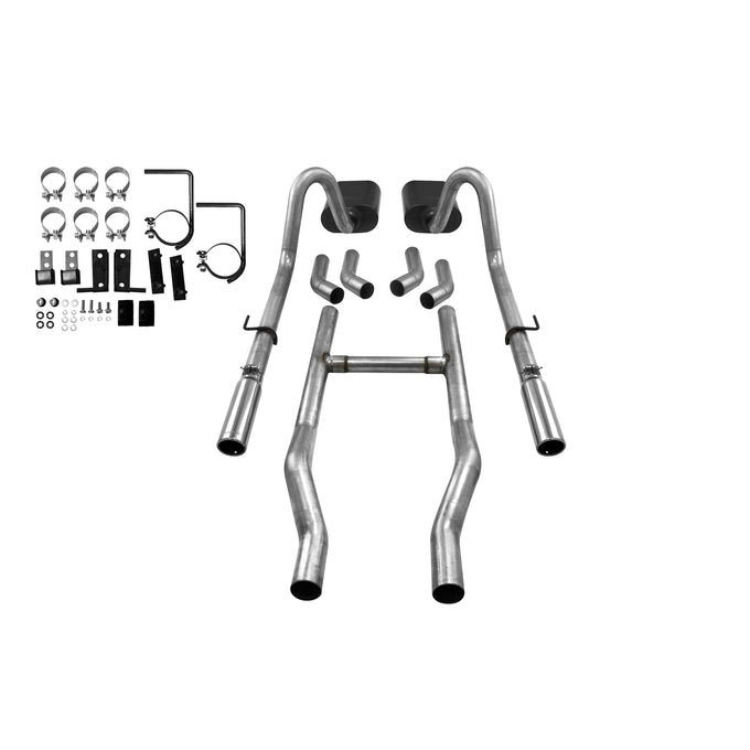 American Thunder Crossmember-Back Exhaust System<br>55-57 Chevy One-Fifty Series Two-Ten Series Bel Air
