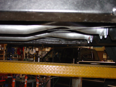 American Thunder Crossmember-Back Exhaust System<br>55-57 Chevy One-Fifty Series Two-Ten Series Bel Air