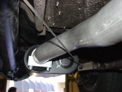 American Thunder Crossmember-Back Exhaust System<br>55-57 Chevy One-Fifty Series Two-Ten Series Bel Air