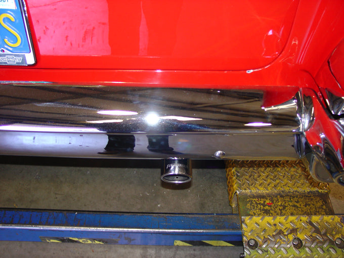 American Thunder Crossmember-Back Exhaust System<br>55-57 Chevy One-Fifty Series Two-Ten Series Bel Air