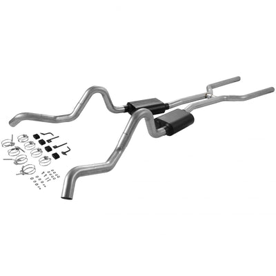 American Thunder Crossmember-Back Exhaust System<br>64-67 GM A-Body