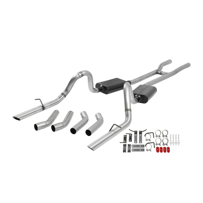American Thunder Crossmember-Back Exhaust System<br>64-66 Ford Mustang