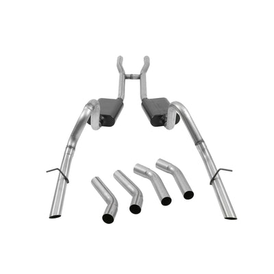 American Thunder Crossmember-Back Exhaust System<br>64-66 Ford Mustang