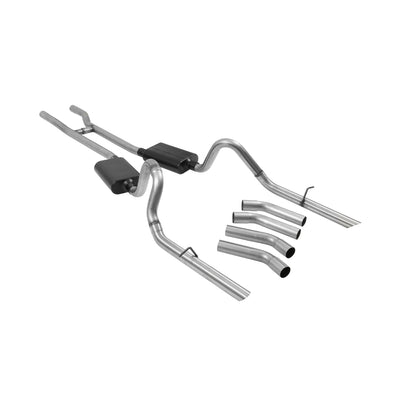 American Thunder Crossmember-Back Exhaust System<br>64-66 Ford Mustang