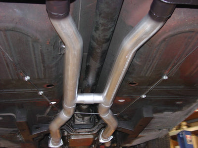 American Thunder Crossmember-Back Exhaust System<br>67-70 Ford Mustang