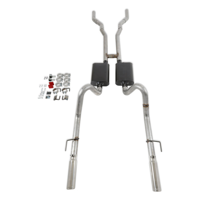 American Thunder Crossmember-Back Exhaust System<br>67-70 Ford Mustang