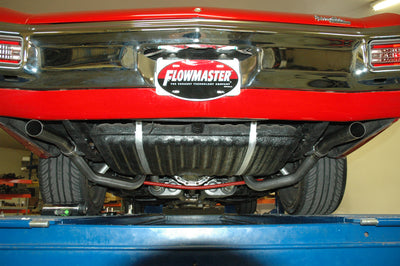 American Thunder Crossmember-Back Exhaust System<br>68-72 GM A-Bodies with V8 engine