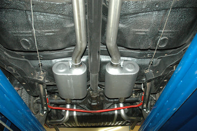 American Thunder Crossmember-Back Exhaust System<br>68-72 GM A-Bodies with V8 engine