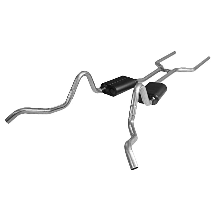 American Thunder Crossmember-Back Exhaust System<br>64-67 GM A-Body with V8 engine