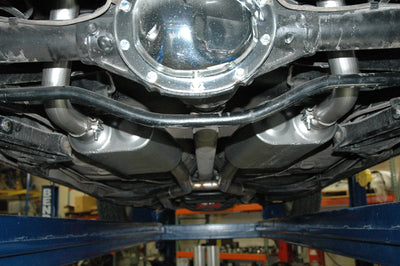 American Thunder Crossmember-Back Exhaust System<br>64-67 GM A-Body with V8 engine