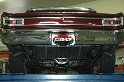 American Thunder Crossmember-Back Exhaust System<br>64-67 GM A-Body with V8 engine