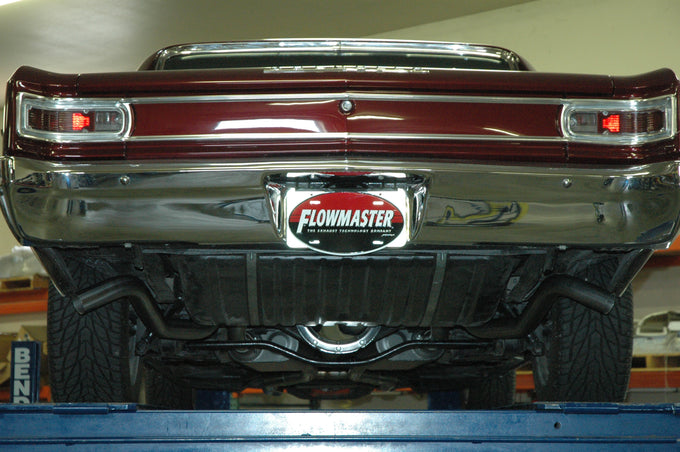 American Thunder Crossmember-Back Exhaust System<br>64-67 GM A-Body with V8 engine