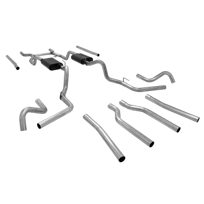 American Thunder Crossmember-Back Exhaust System<br>67-72 Chevy C10 Pickup, 67-72 GMC C15/C1500 Pickup