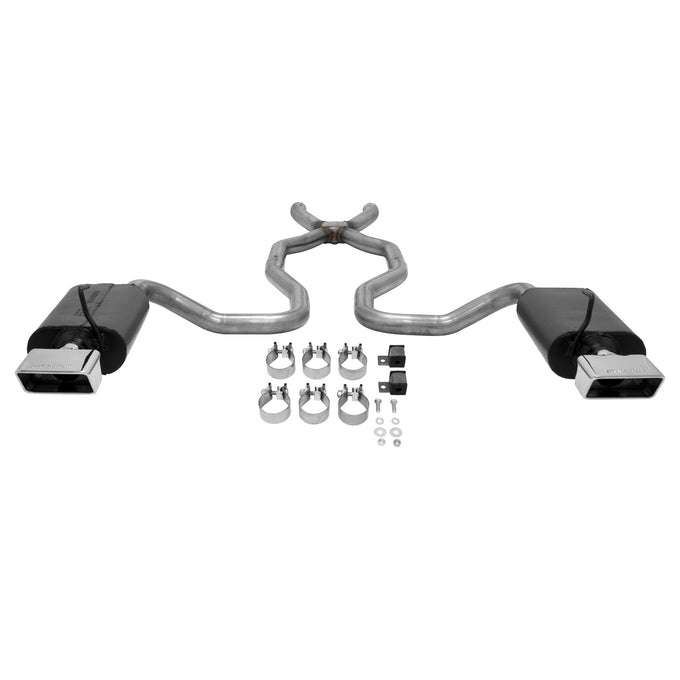Flowmaster Force II Crossmember-Back Exhaust System<br>70-73 Chevy Corvette