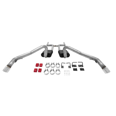 American Thunder Crossmember-Back Exhaust System<br>62-67 Chevy Chevy II