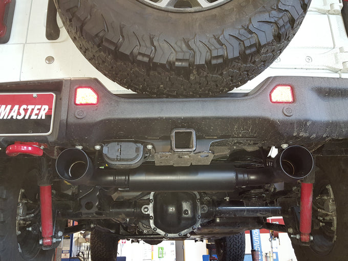 Flowmaster American Thunder Cat-back Exhaust System<br>18-26 Jeep Wrangler