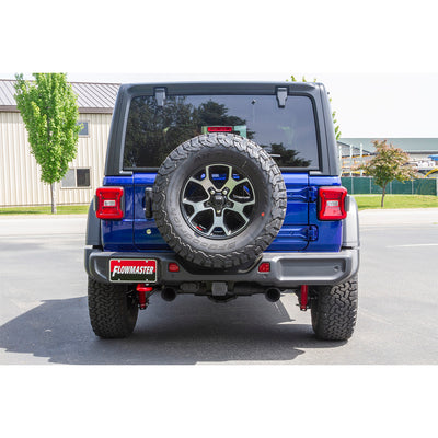 Flowmaster Outlaw Cat-back Exhaust System<br>18-26 Jeep Wrangler