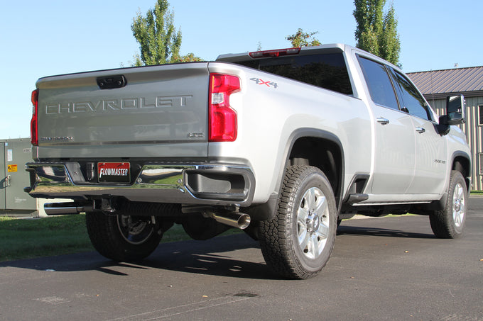 Flowmaster American Thunder Cat-back Exhaust System<br>20-26 GM 2500HD/3500HD with 6.6L gas engine
