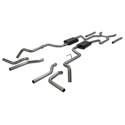 American Thunder Crossmember-Back Exhaust System<br>63-66 Chevy C10 Pickup, 63-65 GMC 1000 Series, 66 1000