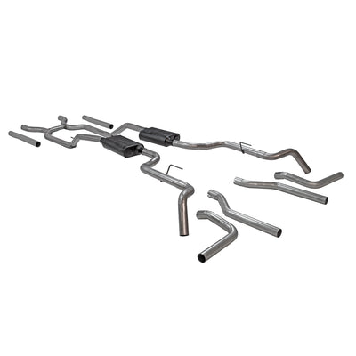 American Thunder Crossmember-Back Exhaust System<br>63-66 Chevy C10 Pickup, 63-65 GMC 1000 Series, 66 1000