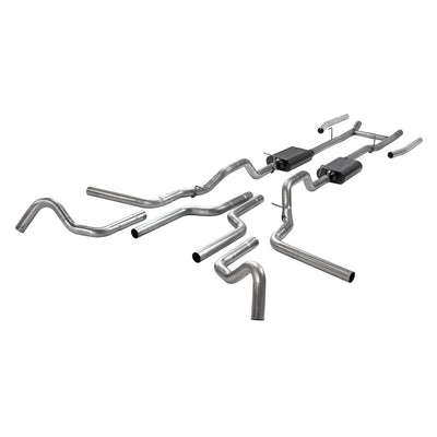 American Thunder Crossmember-Back Exhaust System<br>67-72 Ford F-100 F-250 F-350