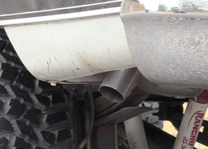 American Thunder Crossmember-Back Exhaust System<br>67-72 Chevy/GMC K10, K15/K1500, K20, K25/K2500
