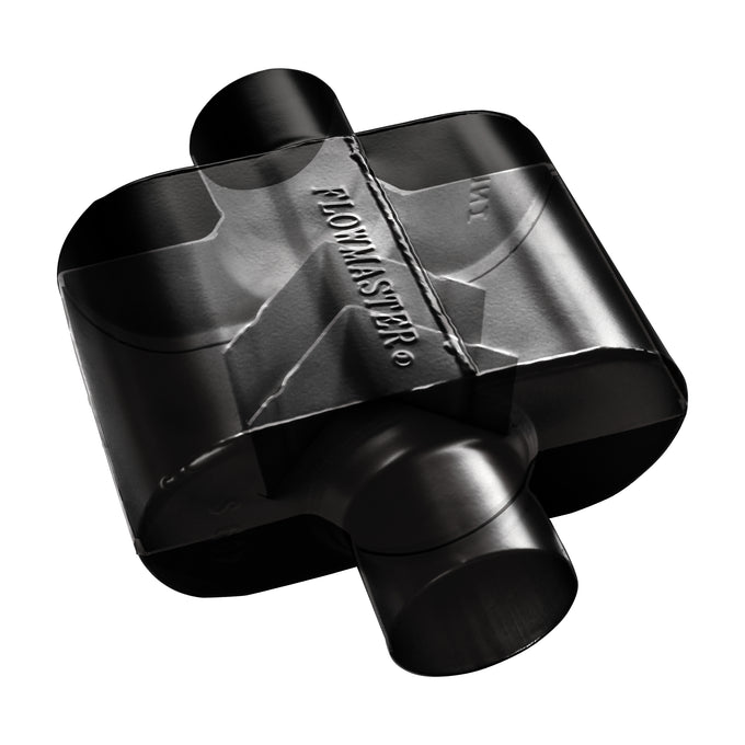 Flowmaster Super 10 Series Chambered Muffler<br>2.50 Center In / 2.25 Dual Out