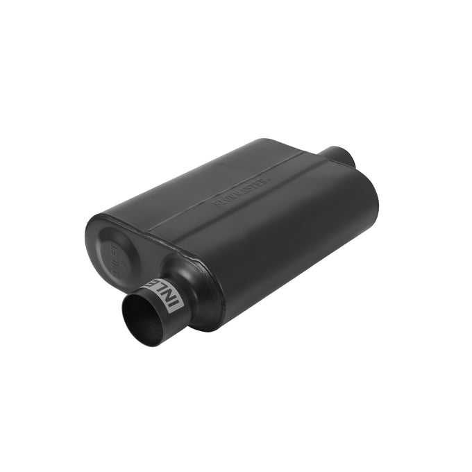 Flowmaster 40 Series Delta Flow Chambered Muffler<br>2.50 Offset In / 2.50 Center Out