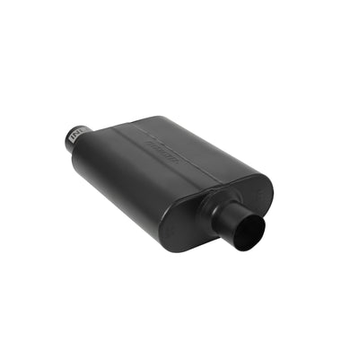 Flowmaster 40 Series Delta Flow Chambered Muffler<br>2.50 Offset In / 2.50 Center Out