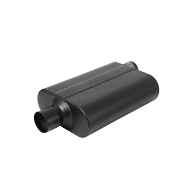 Flowmaster 40 Series Delta Flow Chambered Muffler<br>2.50 Offset In / 2.50 Center Out
