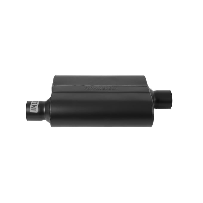 Flowmaster 40 Series Delta Flow Chambered Muffler<br>2.50 Offset In / 2.50 Center Out