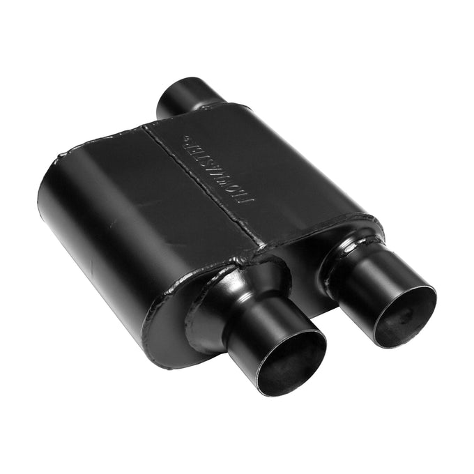 Flowmaster Super 10 Series Chambered Muffler<br>2.50 Offset In / Dual Out