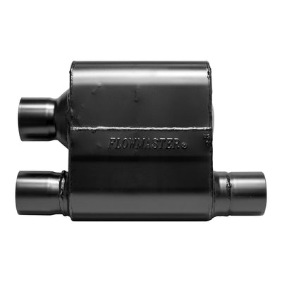 Flowmaster Super 10 Series Chambered Muffler<br>2.50 Offset In / Dual Out
