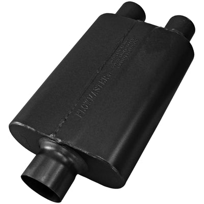 Flowmaster 40 Series Delta Flow Chambered Muffler<br>3.00 Center In / 2.50 Dual Out