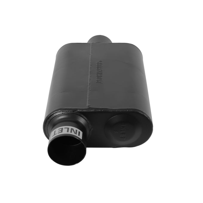 Flowmaster 40 Series Delta Flow Chambered Muffler<br>3.00 Offset In / 3.00 Center Out