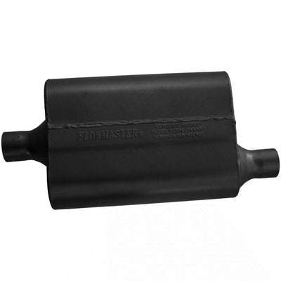 Flowmaster 40 Series Delta Flow Chambered Muffler<br>2.00 Center In / 2.00 Offset Out