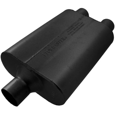 Flowmaster 40 Series Delta Flow Chambered Muffler<br>2.25 Center In / 2.25 Dual Out