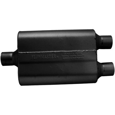 Flowmaster 40 Series Delta Flow Chambered Muffler<br>2.25 Center In / 2.25 Dual Out