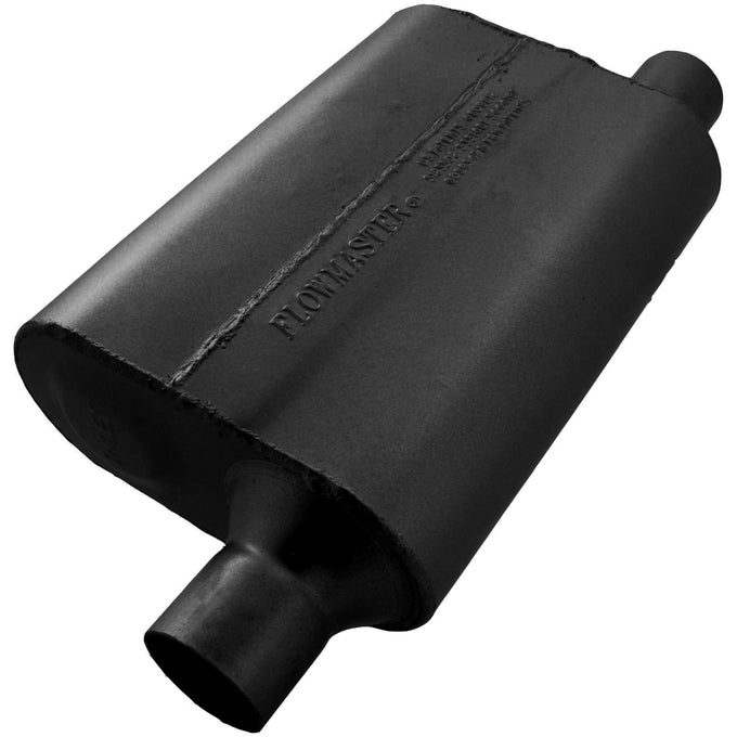 Flowmaster 40 Series Delta Flow Chambered Muffler<br>2.25 Offset In / 2.25 Same Side Out