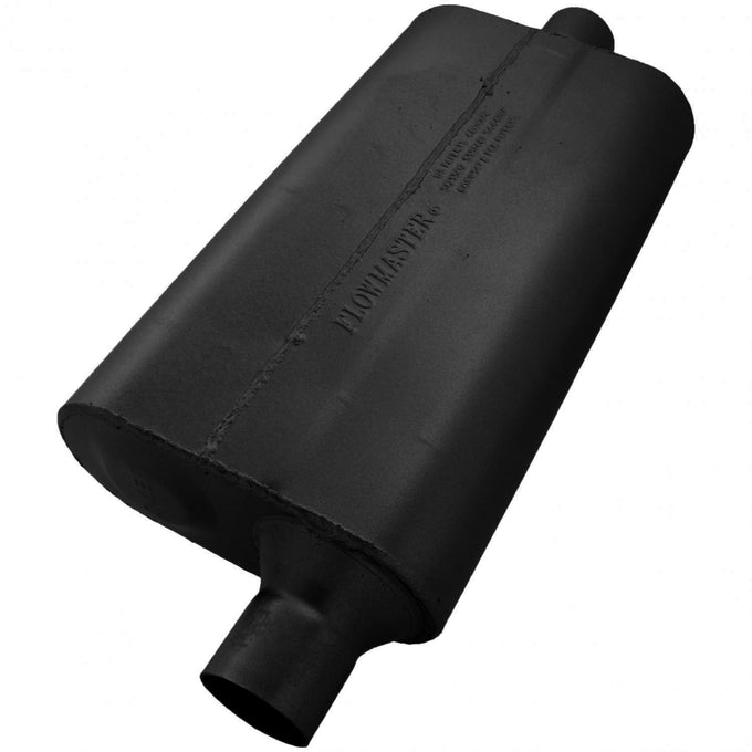 Flowmaster 50 Series Delta Flow Chambered Muffler<br>2.25 Offset In / 2.25 Center Out