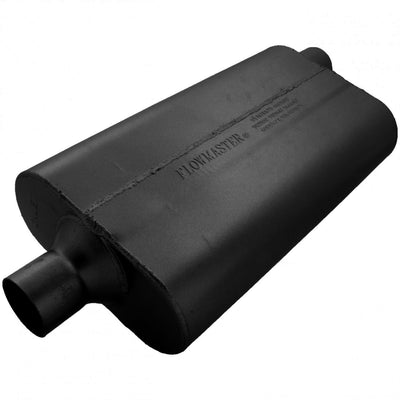 Flowmaster 50 Series Delta Flow Chambered Muffler<br>2.25 Center In / 2.25 Offset Out