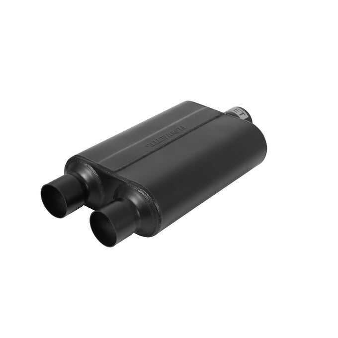 Flowmaster 40 Series Delta Flow Chambered Muffler<br>2.50 Center In / 2.50 Dual Out