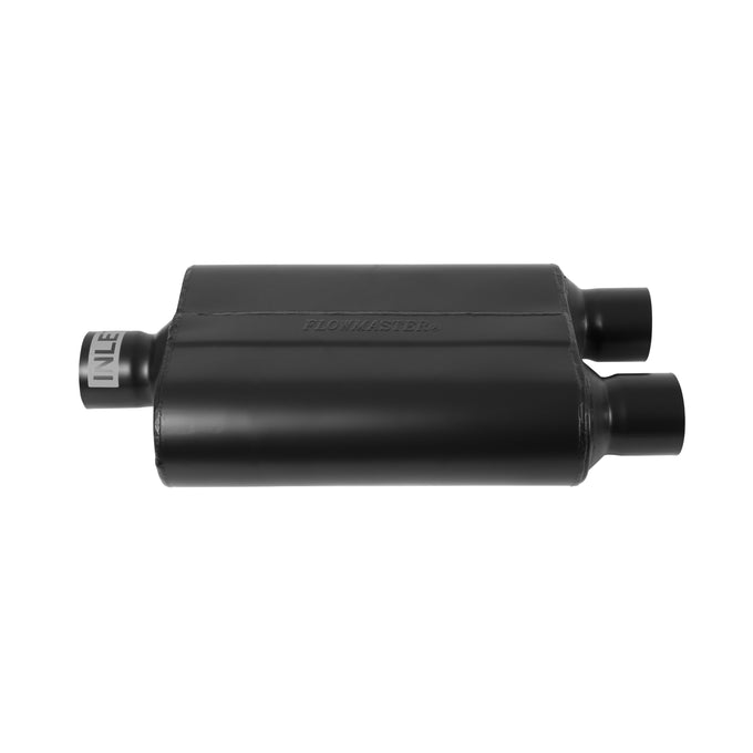 Flowmaster 40 Series Delta Flow Chambered Muffler<br>2.50 Center In / 2.50 Dual Out
