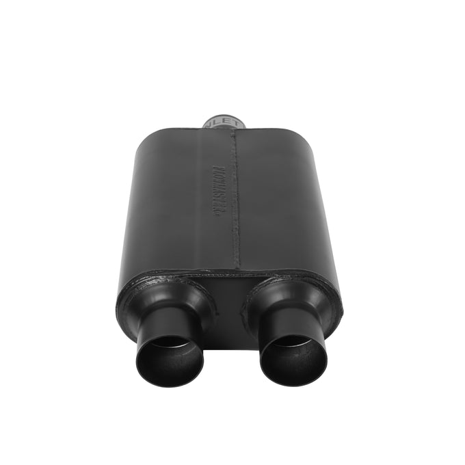 Flowmaster 40 Series Delta Flow Chambered Muffler<br>2.50 Center In / 2.50 Dual Out