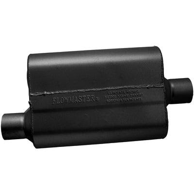 Flowmaster 40 Series Delta Flow Chambered Muffler<br>2.50 Offset In / 2.50 Center Out