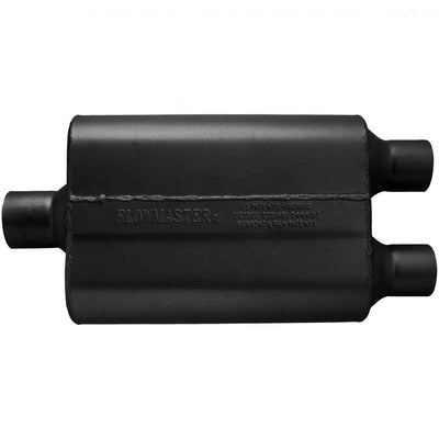 Flowmaster 40 Series Delta Flow Chambered Muffler<br>2.50 Center In / 2.25 Dual Out