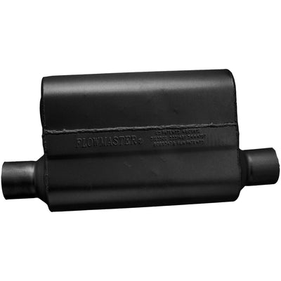 Flowmaster 40 Series Delta Flow Chambered Muffler<br>2.50 Offset In / 2.50 Same Side Out