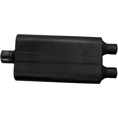 Flowmaster 50 Series Delta Flow Chambered Muffler<br>2.50 Center In / 2.00 Dual Out